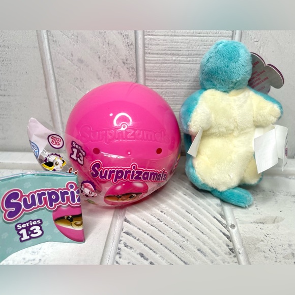 Surprizamals Lizz Stegosaurus Series 13 Mini Toy Plush NWT - Picture 7 of 14